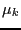 $\mu_k$