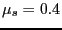 $\mu_s=0.4$