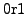 $\displaystyle 0 \mathrm{r} 1$