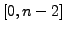 $[0,n-2]$