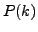 $P(k)$