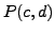 $P(c,d)$
