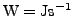$ \rm W = Js^{-1}$