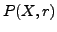 $ P(X,r)$